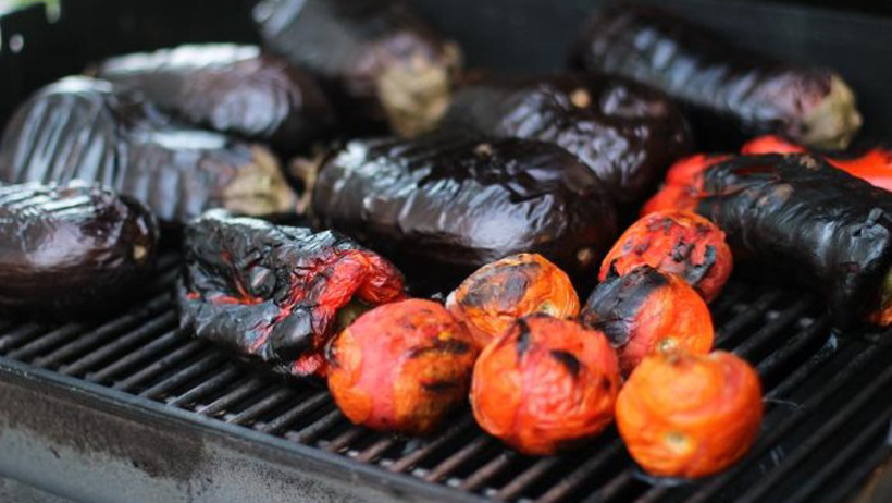 Grilled Eggplant and Vegetables Salad photo 3