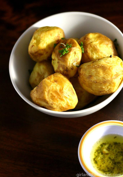 Golden Potatoes with Garlic Chive Butter photo 1